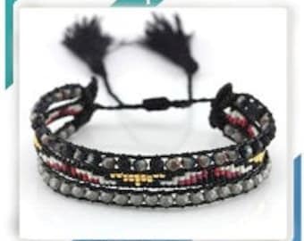 Assorted Woven and braided bracelets