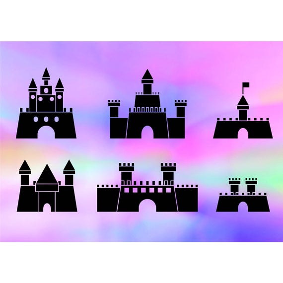 Download Castle silhouette svg, palace cut file, Princess castle ...