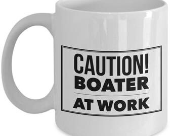 Gift For Boater Funny Boating Gifts At Work Coffee Mug