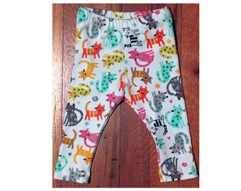 Baby Leggings . Cat Leggings . Childrens Leggings