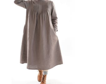 Stitched Sleeveless Loose Fitting Dress_BDHL6155