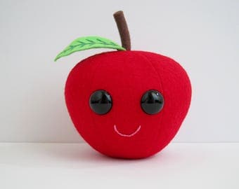 Green Felt Apple Apple Plush Apple Soft Toy Green Apple