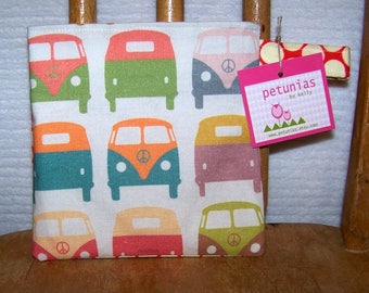 Reusable Little Snack Bag - pouch adults kids cars eco friendly by PETUNIAS