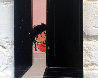 GIRL POWER poster-zine, posterzine, poster, zine, illustrated zine