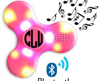 Personalized Fidget,Fidget Toys,Hand Spinner,Tri Fidget,Stress Relief,Anxiety Relief,Molded ABS,Ring Bearer Gift,Bluetooth Speaker