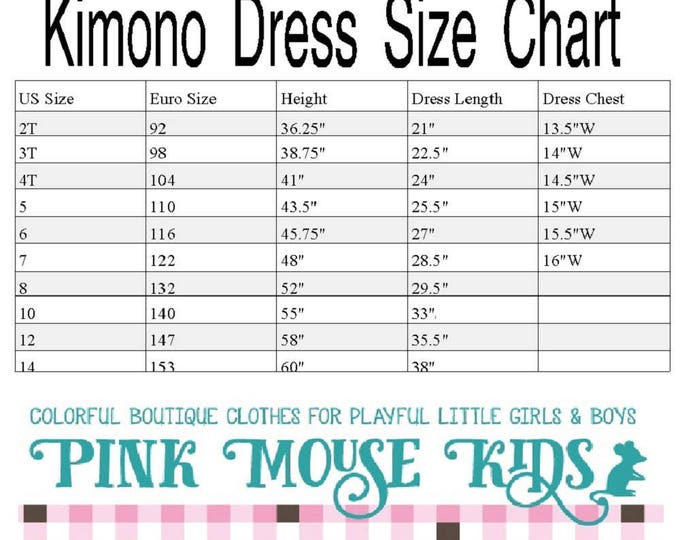 Girls Kimono Dress - Kawaii Dress - Baby Girl Dress - Toddler Girl Dress - Preteen Dress - Toddler Girl Outfits - Pink Dress 12 mos/14 yrs