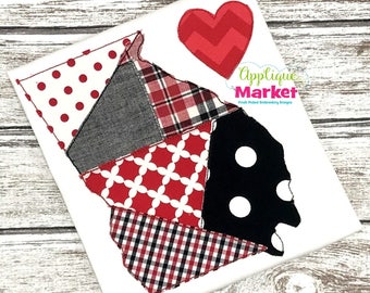 Machine Embroidery Design Embroidery Georgia Patchwork Applique INSTANT DOWNLOAD