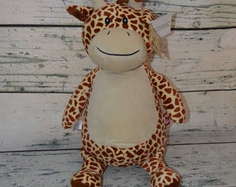 personalized giraffe stuffed animal