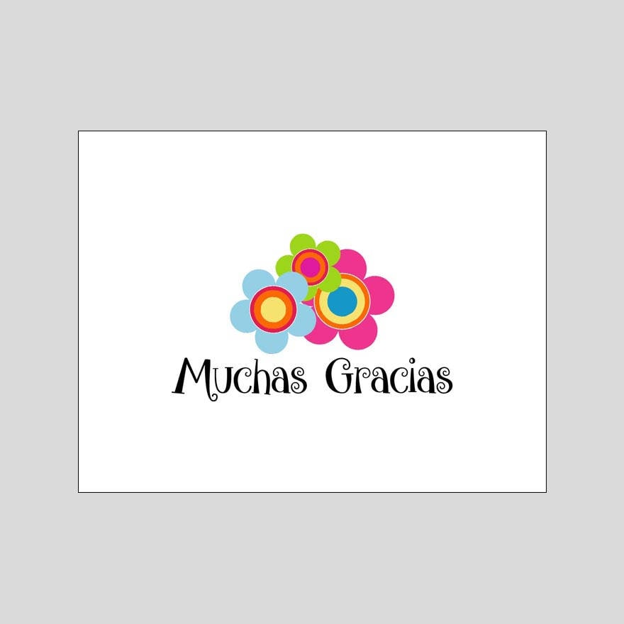 Muchas Gracias Thank You Note Cards // Blank Thank You Notes