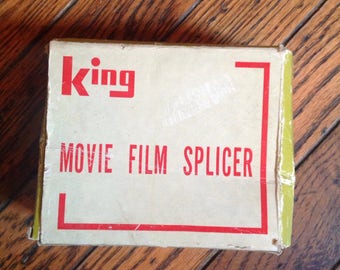 Vintage King Movie Film Splicer for Super 8mm Regular 8mm 16mm