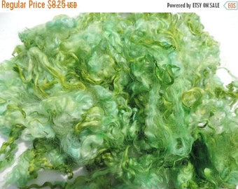 ON SALE Green Fields Coopworth Sheep Locks 3-5 Inches So Soft 1 Ounce Doll Hair Felting Spinning