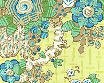 1 Yard GIRLFRIENDS MEGHAN Jennifer Paganelli D1342 - 237 Lime Mint Blue Sis Boom Free Spirit Feminine Fabric