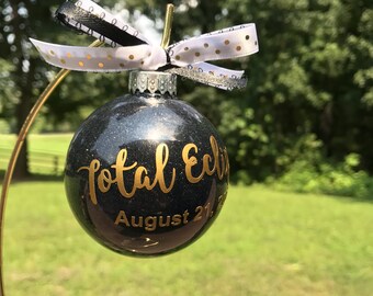 Total Eclipse 2017 ornament, Eclipse Across America, Totality, Eclipse Ornament, Eclipse Gift