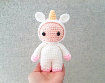 Crochet Unicorn Pattern, Crochet Doll Pattern, Unicorn Amigurumi Pattern, Crochet Unicorn Toy, Rainbow Unicorn Pattern