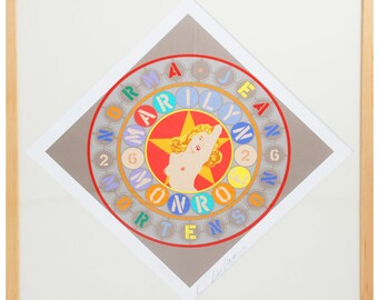 Robert Indiana-The Metamorphosis of Norma Jean Mortenson-1997 Framed -SIGNED
