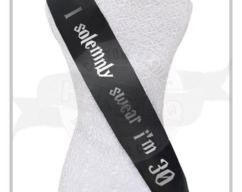 Harry Potter inspired printed Birthday sash 18 ,21,30th any age