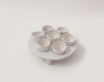 Vintage Crucible Set, Crucibles with Stand, Coors Crucibles, Small Crucibles, Antique Crucibles, Chemistry Crucibles, Lab Equipment
