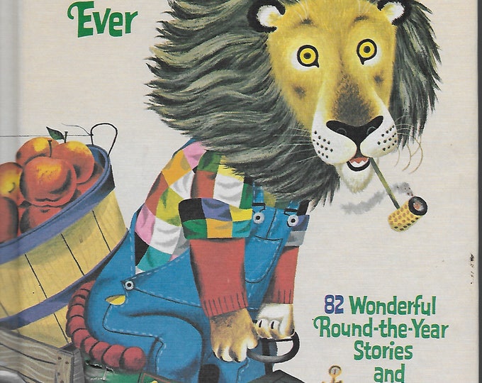 Richard Scarry's Vintage Children's Book, Best Story Book Ever, 82 Wonderful Round The Year Stories & Poems, GOLDEN BOOK, Gift for Child