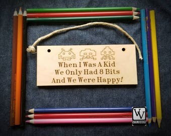 Space Invaders Coloring Sign Kit
