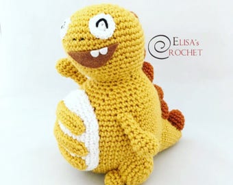VIPKID Dino Amigurumi Doll / Crochet Stuffed Doll / Dinosaurs / Mascotte