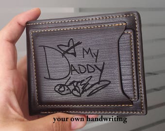 men's wallet, personalized mens wallet, custom engraved leather wallet, men wallets, fathers day, christmas, valentines day, gift for men