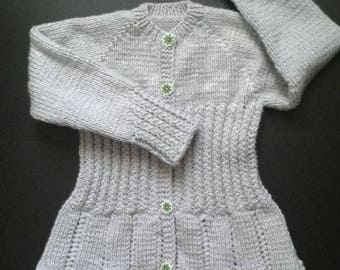 Hand made Knitted tunic for girls