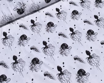 Organic Cotton Jersey - Jellyfish