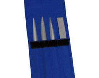 Inox Swiss Pattern File Set Cut 2 (4pcs) with Pouch (30.297V)