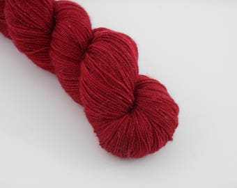 PETILLANTE SOCK, Rubis, merino nylon sock yarn ,100g