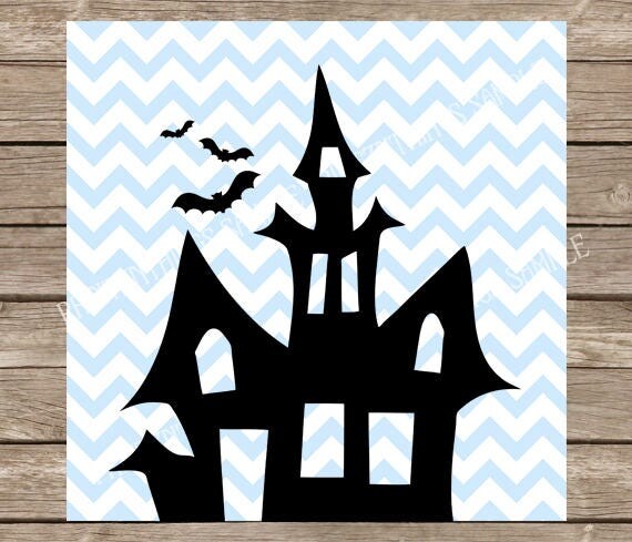 Download Halloween svg Haunted House svg Haunted House Bat svg