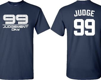 New York Yankee T-Shirts - Aaron Judge T-Shirt - Judgement Day T-Shirt