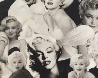 Marilyn Monroe Black and White Digital Print by Robert Kaufman