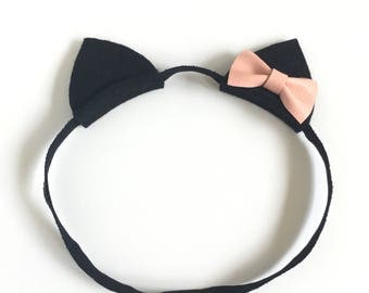 Cat Ear Headband, Cat Costume, Halloween, Baby Halloween Costume