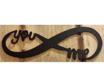 Infinity You and me Free shipping Wood 24.00 Aluminum 29.50