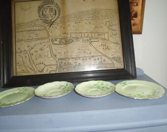 royal albert laurentian 2 saucers 2 side plates