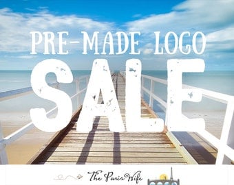 premade logo design photography logo boutique logo website logo blog logo watercolor logo etsy shop logo design wedding monogram logo design