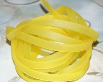 Yellow plastic burna banner transparent 50 cm