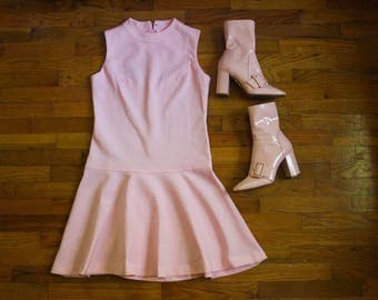 70s drop waist dress