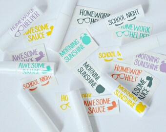 10ml Roller Bottles Labels Back to School Essential Oil Labels