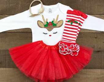 Reindeer tutu dress | Etsy