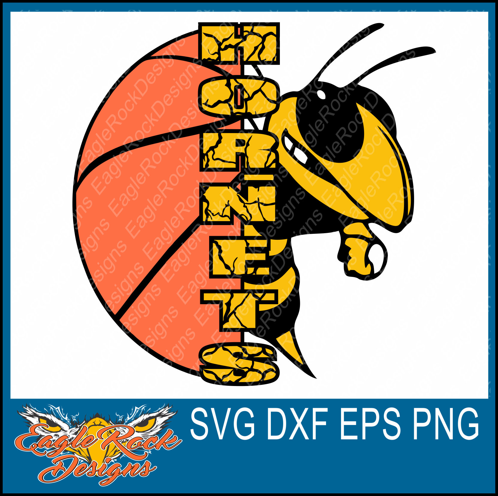 Hornets Basketball SVG DXF EPS Png Cut File Hornets