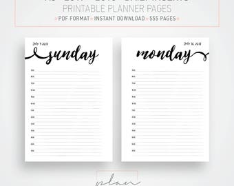 A5 planner | Etsy