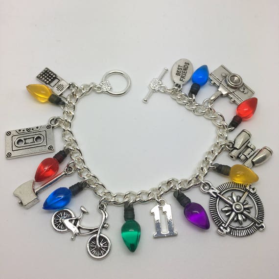 Stranger things inspired Charm bracelet.