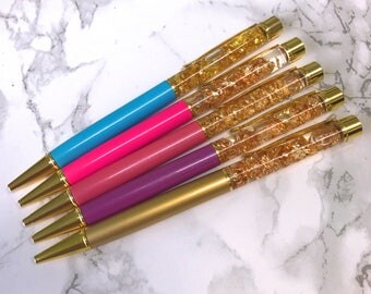 Gold Leaf Floating Foil Pen