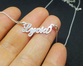 Pendant necklace personalized name / name jewelry / kids names necklace / personalized name necklace / bridesmaid gift