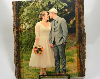 Personalized Couple, Housewarming Gift, Anniversary Gift, Wood Picture Frame, Photo Gift, Wedding Gift, Personalized Gift, Rustic Home Decor