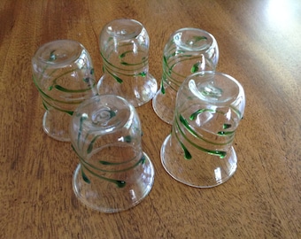 Hand Blown Mini Shot Glasses