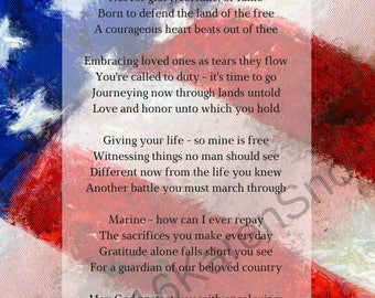 Military poems | Etsy