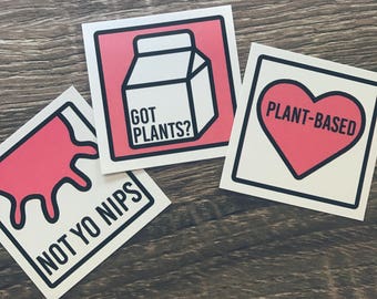 Vegan Sticker Set
