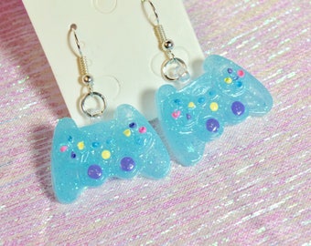 Glitter Controller Earrings